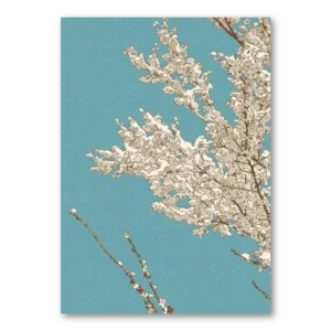 P01 Cherry Blossoms A Blue A4 Portrait