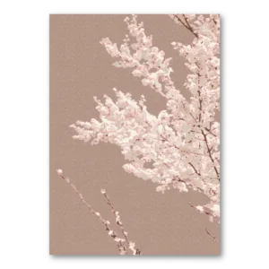 P01 Cherry Blossoms B Brown A4 Portrait