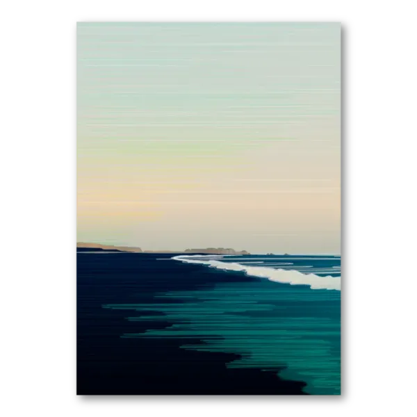 P08 Beach Light O Original A4 Portrait
