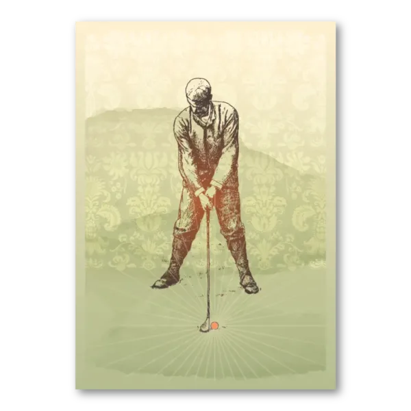 WA01P22A Cream Vintage Golfer 2