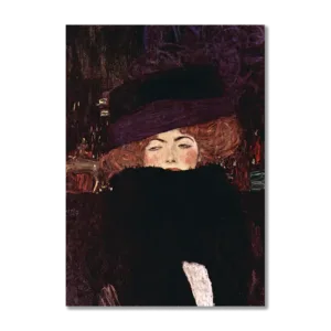 Woman with Hat & Featherboa
