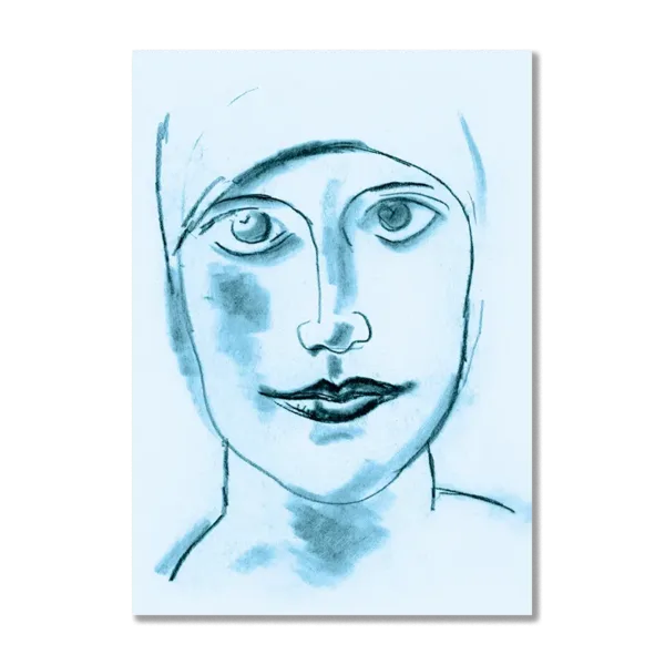 WA33P01A Womans Head Portrait