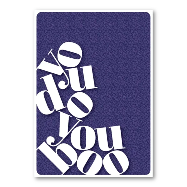 WA06P06A You Do You Boo Blue A4 Portrait